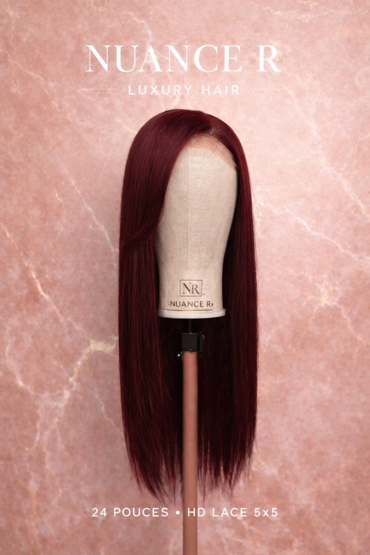 Burgundy Glam – Lace Wig HD 5x5